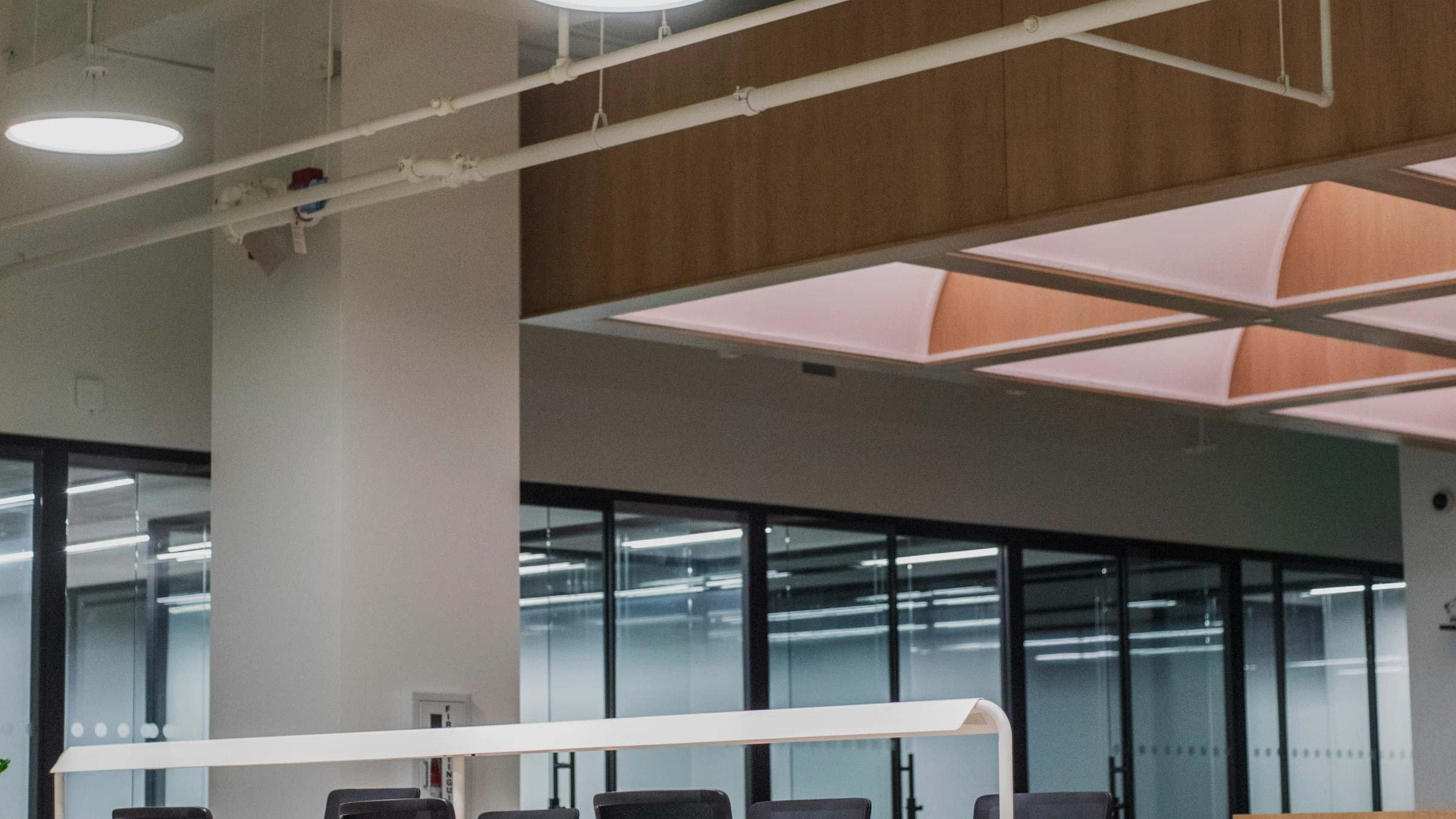 Business furniture for offices, reception areas and workspaces.