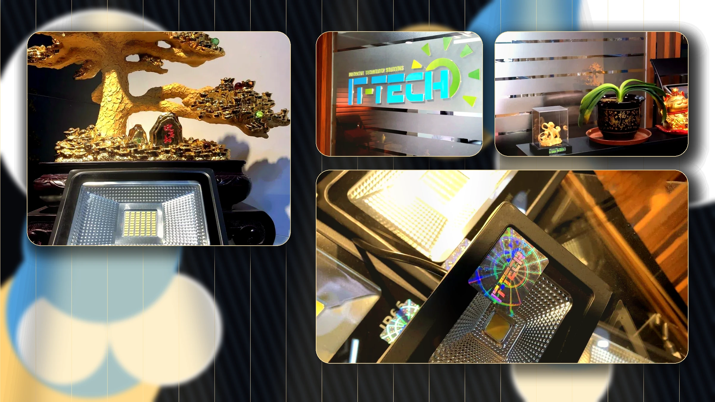 LED lighting equipment for residential and commercial spaces.