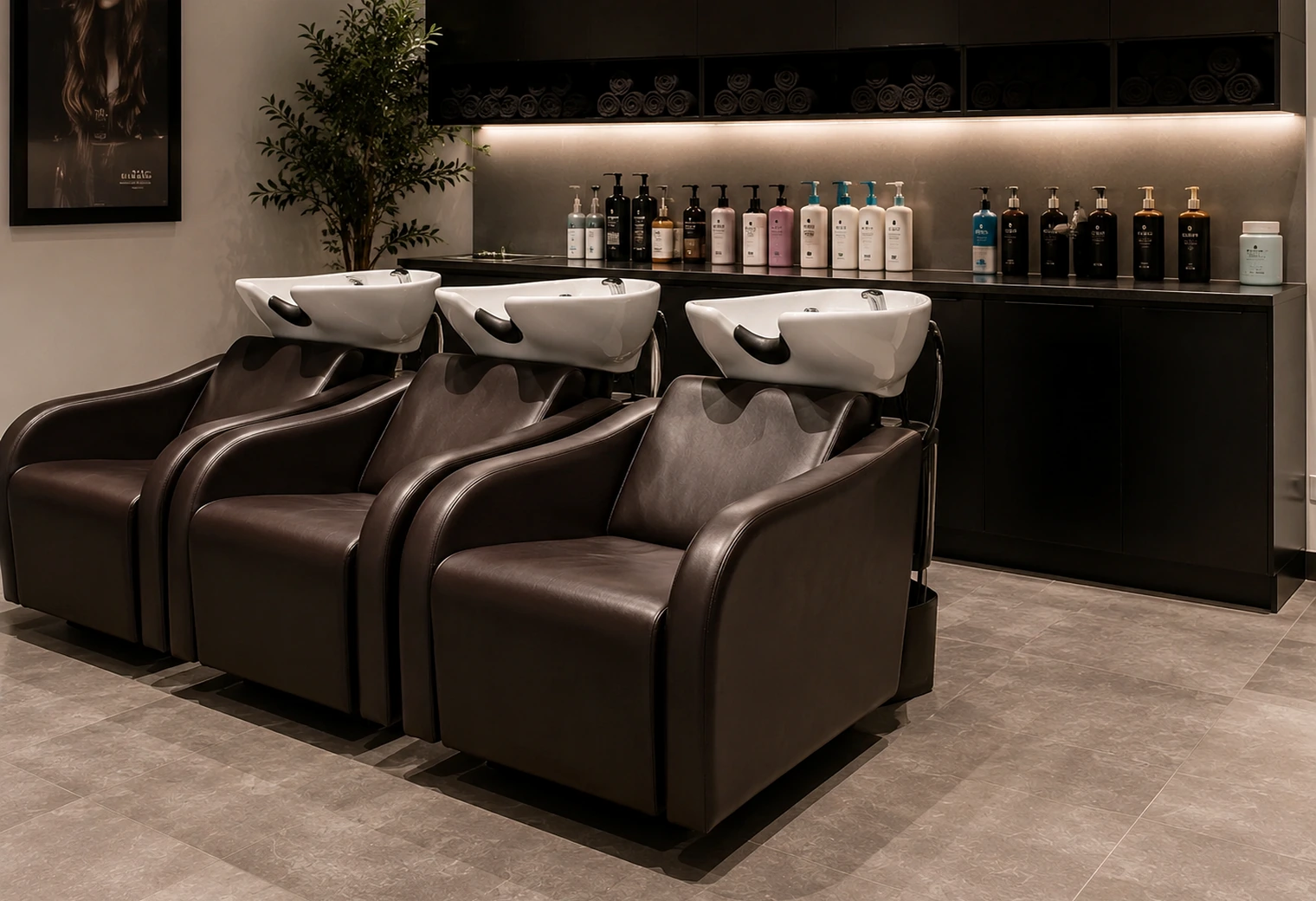 Backwash Shampoo Unit — local high-resolution product photo