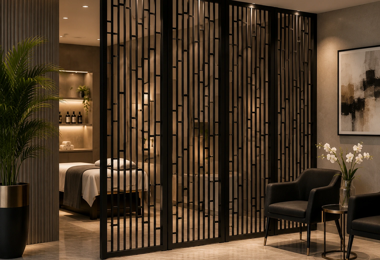Privacy Partition Screen — photographic procurement reference image