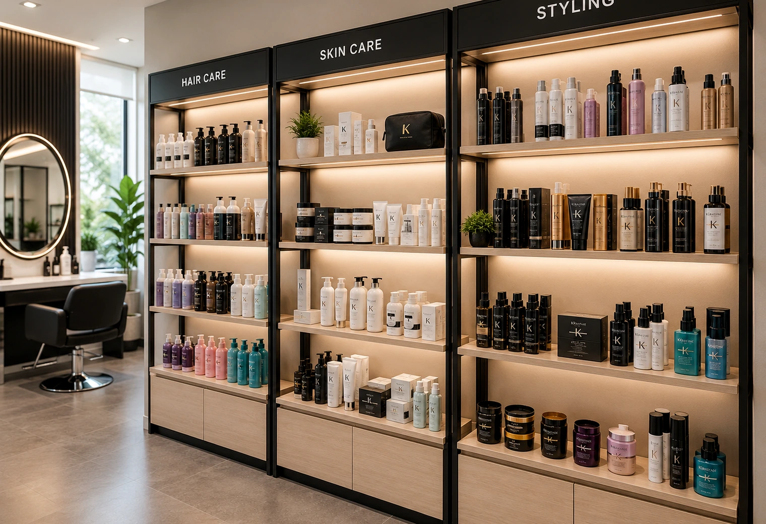 Product Display Shelving — photographic procurement reference image