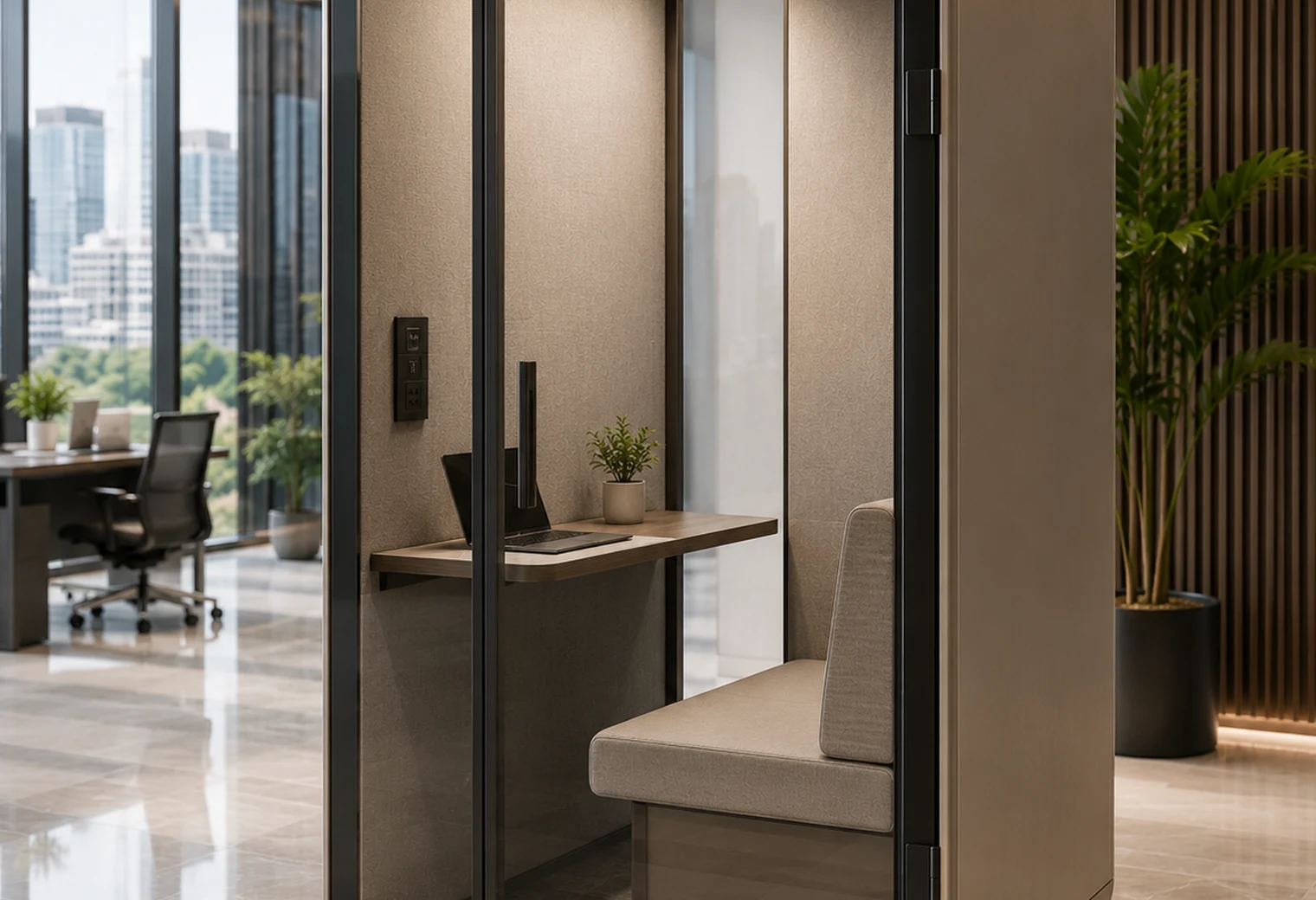 Acoustic Focus Booth — photographic procurement reference image
