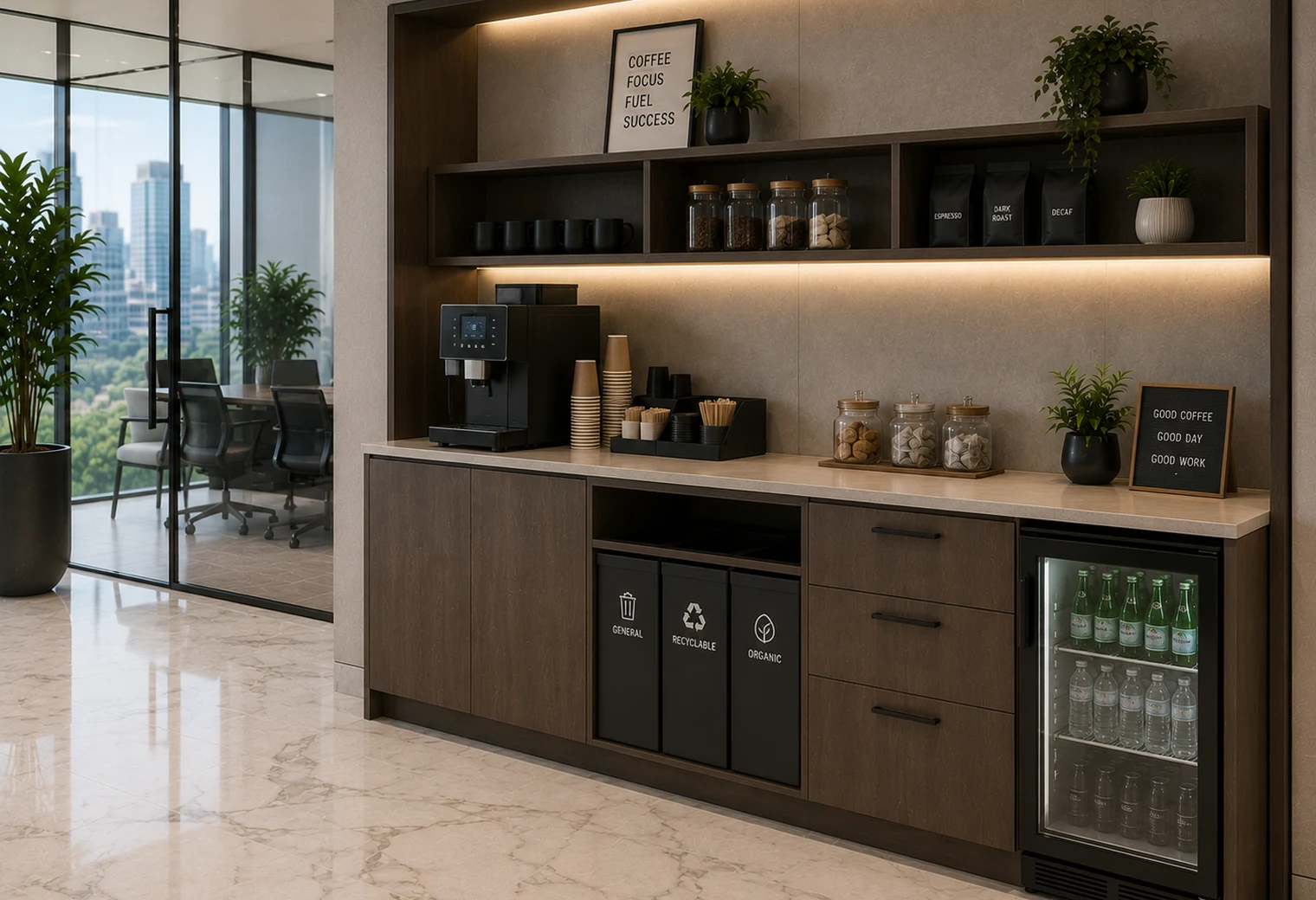 Coffee Point Cabinet — photographic procurement reference image
