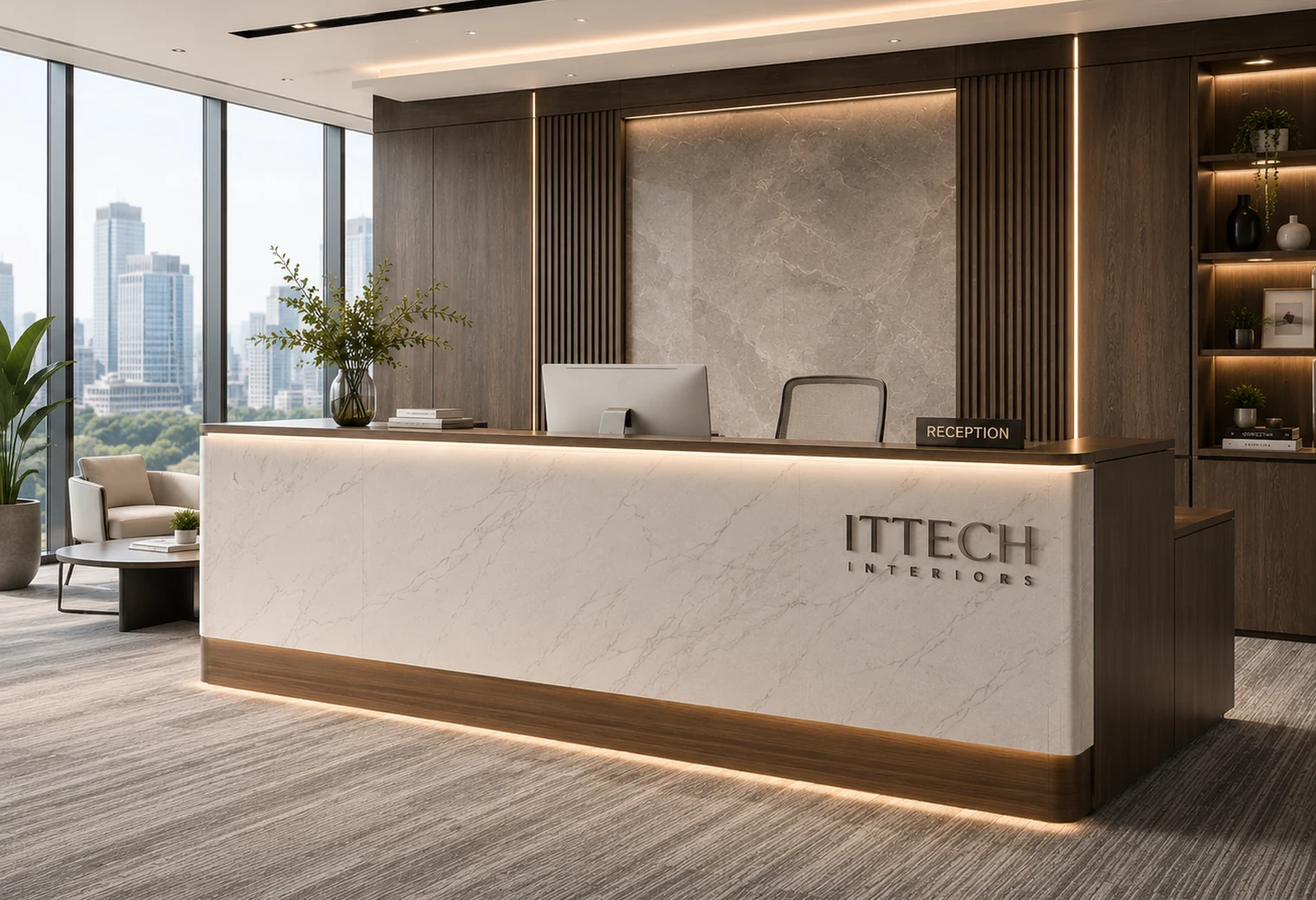 Office Reception Desk — photographic procurement reference image
