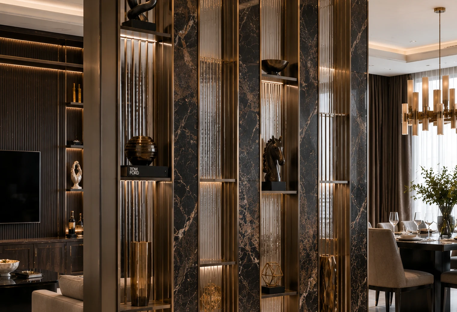 Decorative Partition Wall — luxury home furniture procurement visual