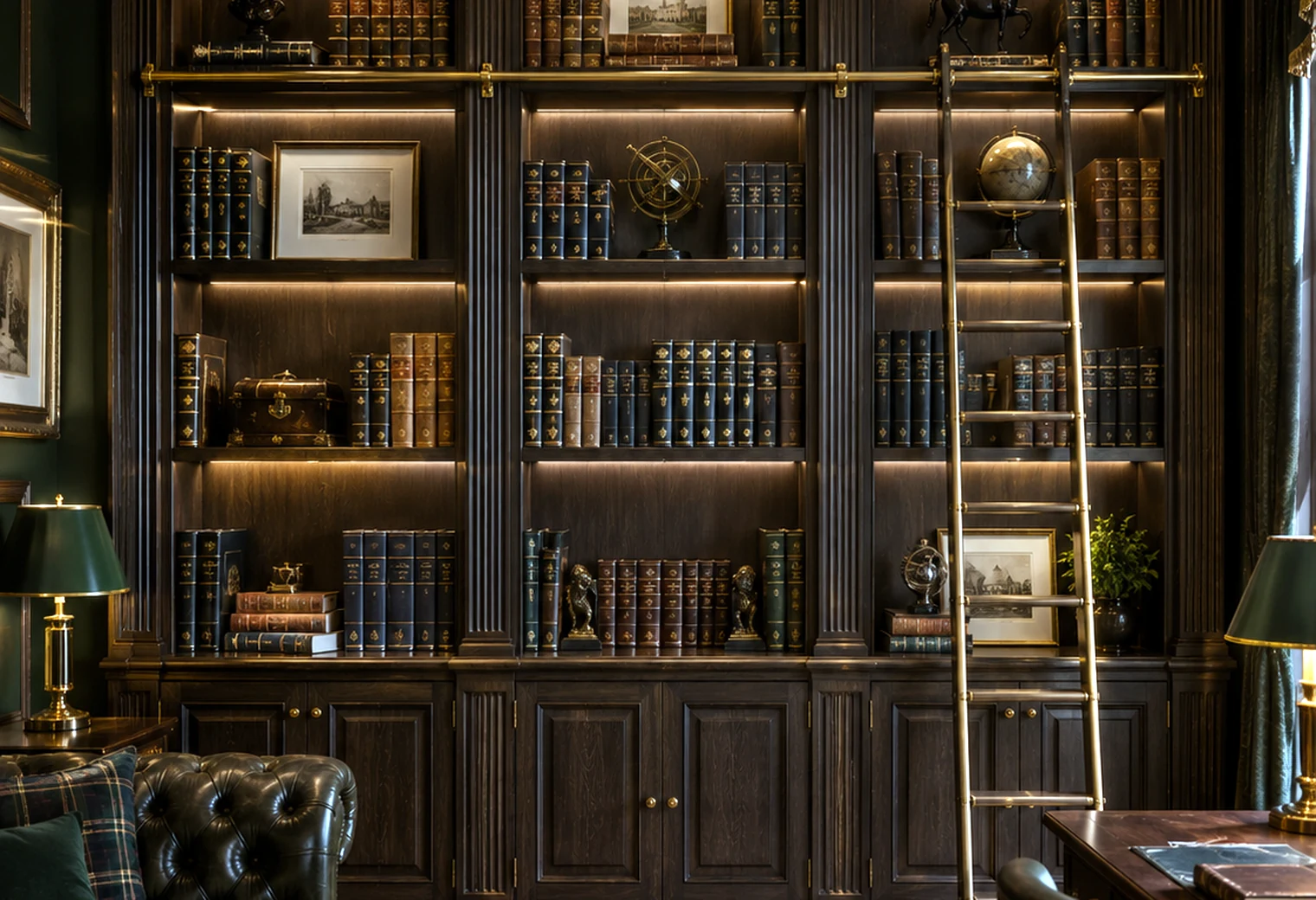 Luxury Bookshelf Unit — luxury home furniture procurement visual