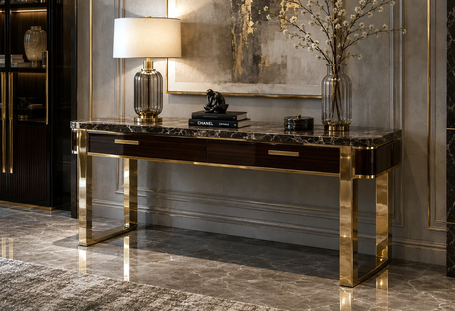 Luxury Console Table — luxury home furniture procurement visual