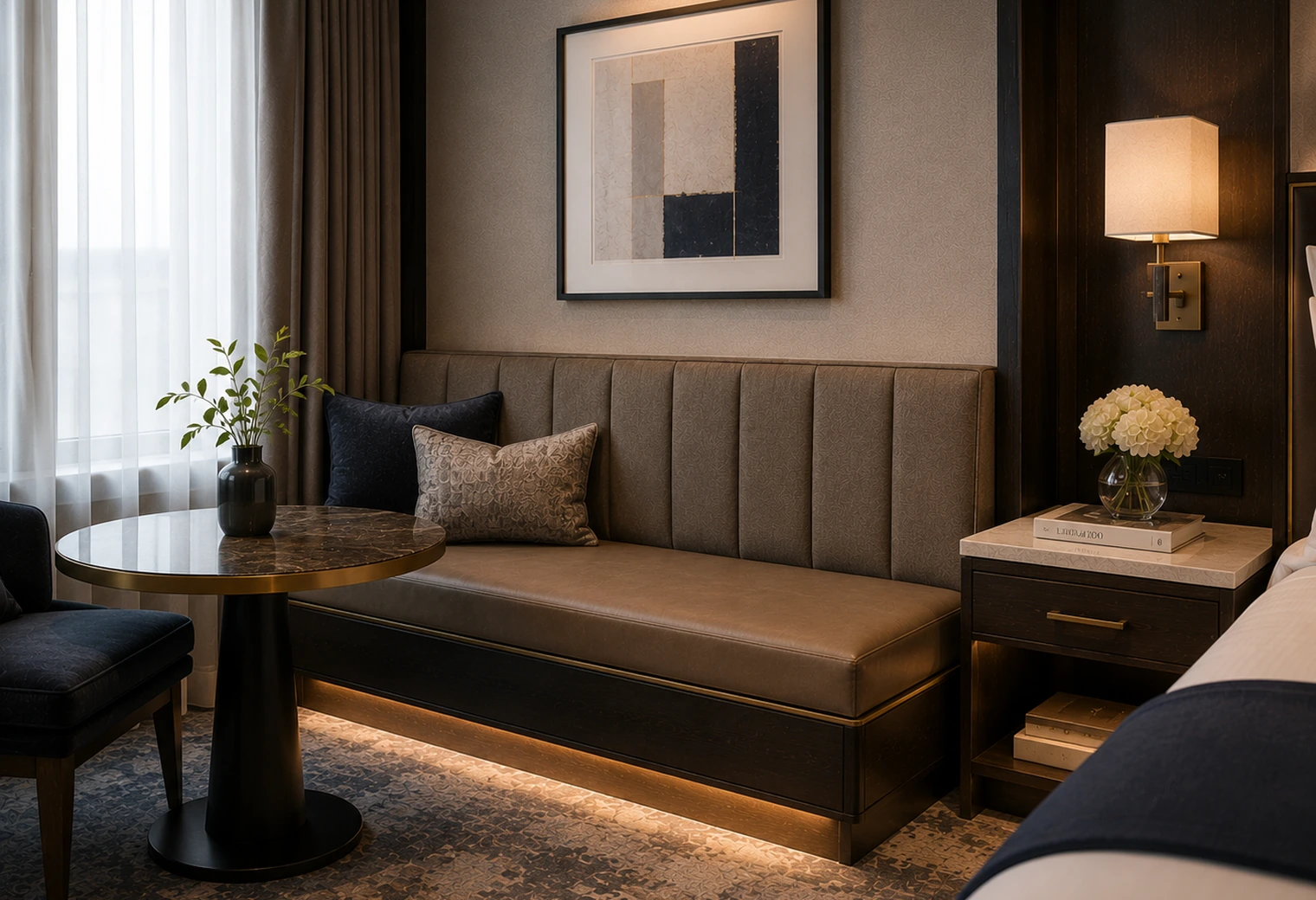 Banquette Seating — premium hotel furniture reference image