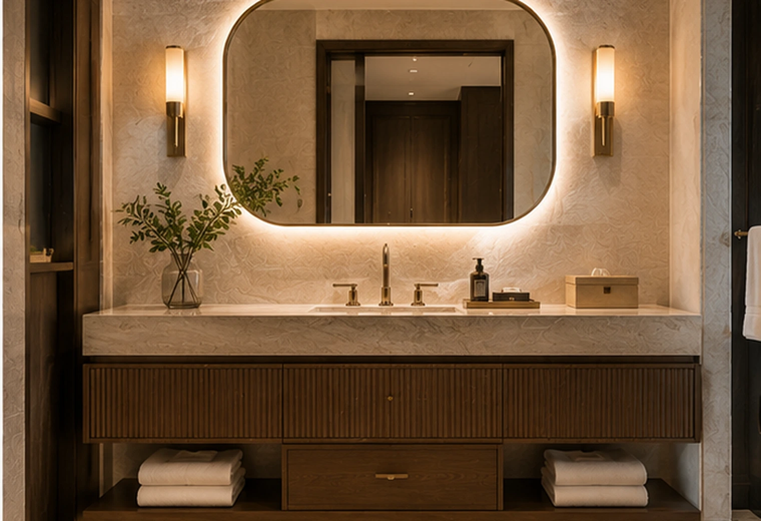Bathroom Vanity Unit option 2 — premium hotel furniture reference image
