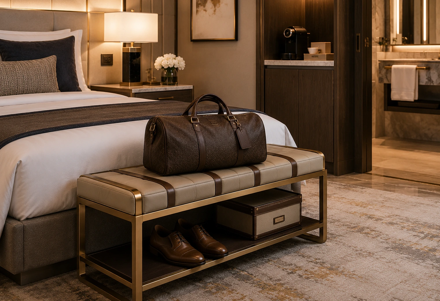 Luggage Bench — local high-resolution product photo