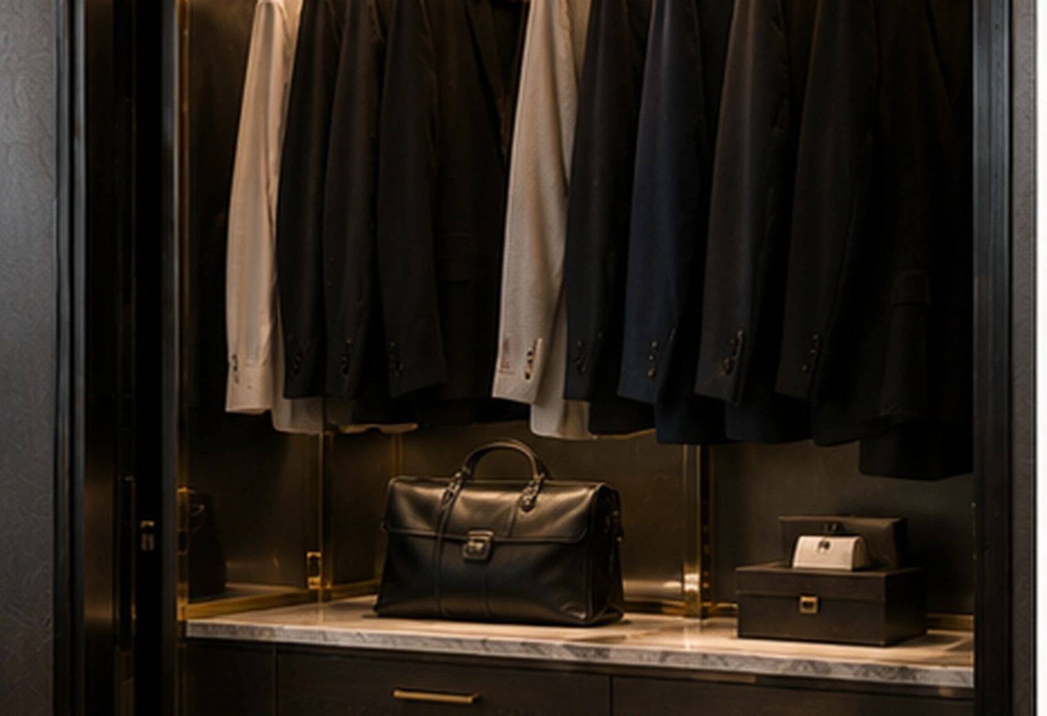 Open Closet System option 1 — premium hotel furniture reference image