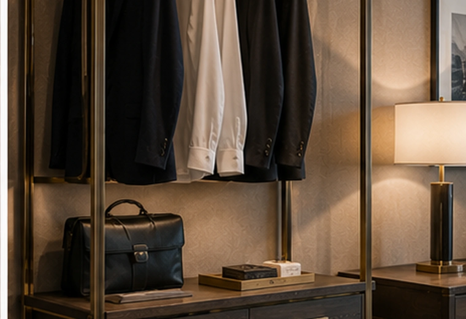 Open Closet System option 3 — premium hotel furniture reference image